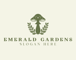 Magical Mushroom Garden logo design