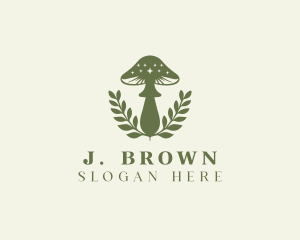 Shrooms - Magical Mushroom Garden logo design