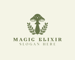 Magical Mushroom Garden logo design