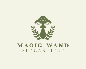 Magical Mushroom Garden logo design