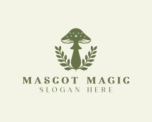 Magical Mushroom Garden logo design