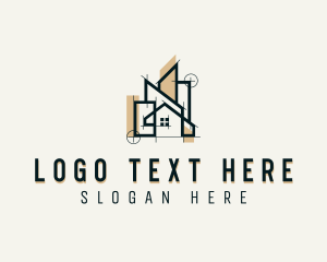 Architecture - Construction House Architecture logo design