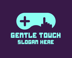 Hand Game Controller logo design