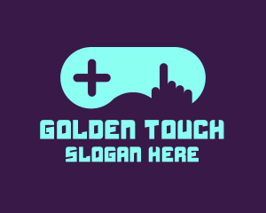 Hand Game Controller logo design