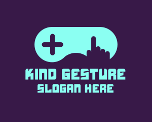 Gesture - Hand Game Controller logo design