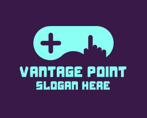 Point - Hand Game Controller logo design