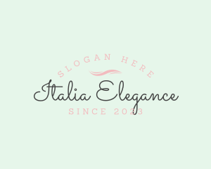 Feminine Elegant Classy logo design