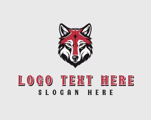 Varsity Sports Wolf logo design