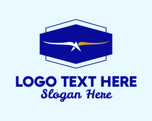 Transportation System - Flying Eagle Airline logo design