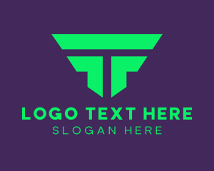 Game Software Letter T  Logo