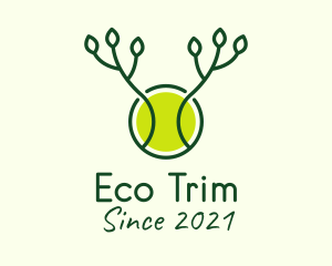 Eco Tennis Ball  logo design