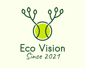 Eco Tennis Ball  logo design