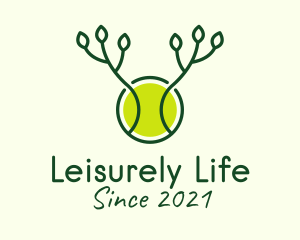 Eco Tennis Ball  logo design