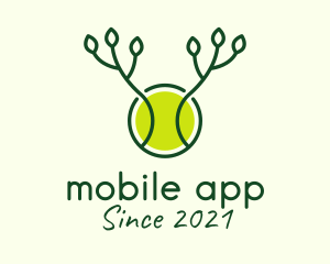 Mesh - Eco Tennis Ball logo design