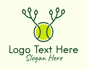 Eco Tennis Ball  Logo