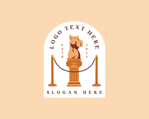 Statue - Statue Sculpture Art logo design