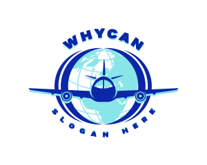 Global Flight Airplane Logo