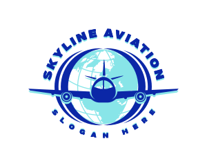 Flight - Global Flight Airplane logo design