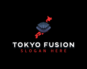 Tokyo Dome Architecture logo design