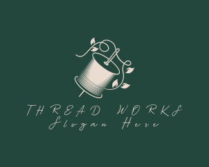 Thread - Ornamental Sewing Thread logo design