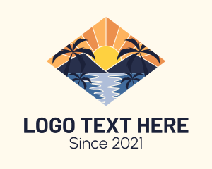 Summer - Summer Vacation Beach logo design