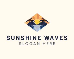 Summer - Summer Vacation Beach logo design