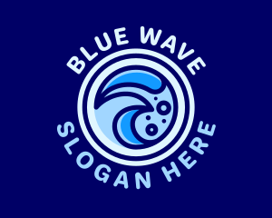 Creative Aqua Waves logo design