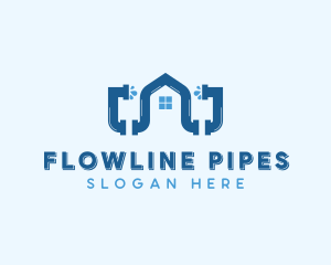 Pipes - Pipe Plumbing Maintenance logo design