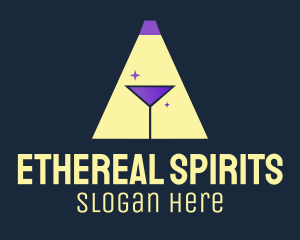 Spirits - Cocktail Spotlight Pub logo design