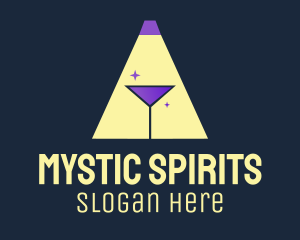 Cocktail Spotlight Pub logo design