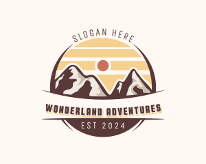 Nature Mountain Trekking  logo design