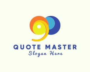 Quotation - Geometric Number 90 Elephant logo design