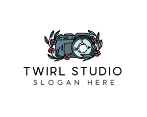 Photography Studio Floral logo design