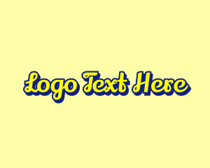 Bright Fun Cursive Logo