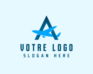 Tourism Aviation Letter A Logo