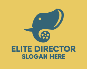 Director - Elephant Movie Film logo design