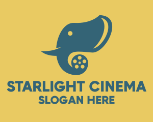 Cinema - Elephant Movie Film logo design