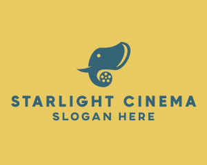 Elephant Film Reel logo design