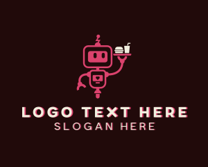 Robotics - Robot Fast Food App logo design