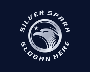Silver - Eagle Hawk Bird logo design