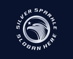 Silver - Eagle Hawk Bird logo design