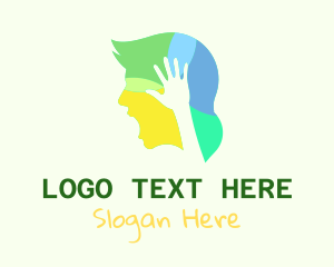 Memory - Scream Mind Hand logo design