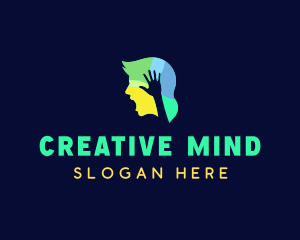 Scream Mind Hand logo design