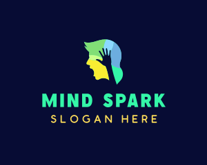 Scream Mind Hand logo design