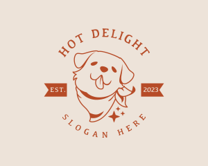 Pet Dog Scarf logo design