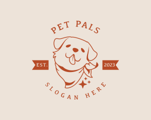 Pet Dog Scarf logo design