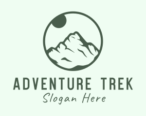 Trek - Natural Mountain Trek logo design