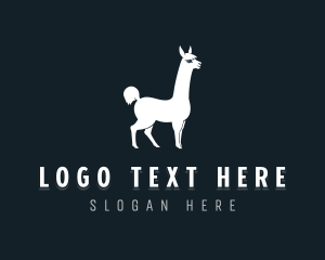 Animal - Alpaca Llama Zoo logo design