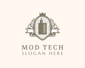 Mod - Premium Baroque Vape logo design