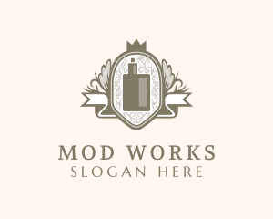 Mod - Premium Baroque Vape logo design